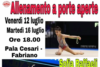 Ritmica Allenamento a Porte Aperte 12 Luglio ore 18 al Palacesari