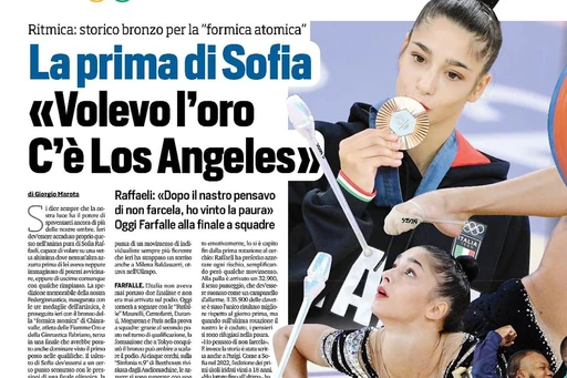 Rassegna stampa di articoli dedicati alle Olimpiadi