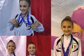 FABER GINNASTICA FABRIANO DUE VICE CAMPIONESSE ITALIANE IN SICILIA