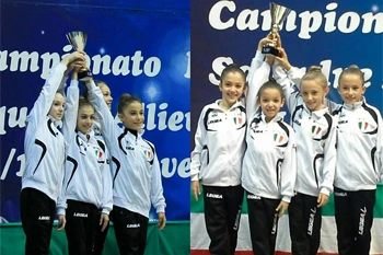 Le farfalline d'argento ...... Faber Ginnastica Fabriano Vice Campione d’Italia Campionato Allieve Gold