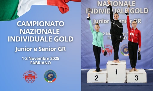Campionato Nazionale Individuale Gold – Junior & Senior GR | Novembre 2025  