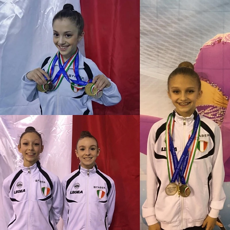 FABER GINNASTICA FABRIANO DUE VICE CAMPIONESSE ITALIANE IN SICILIA