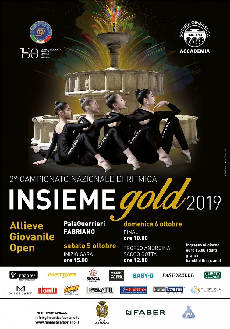 Campionato Nazionale d'Insieme Gold 2019 - Ordine di Lavoro