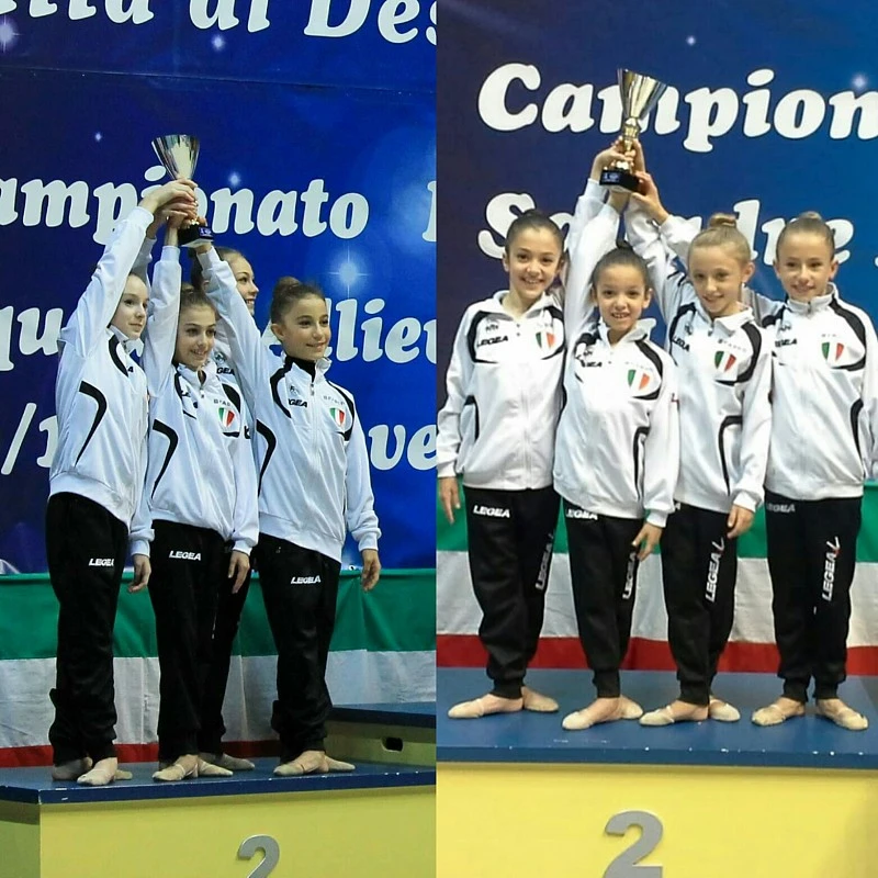 Le farfalline d'argento ...... Faber Ginnastica Fabriano Vice Campione d’Italia Campionato Allieve Gold