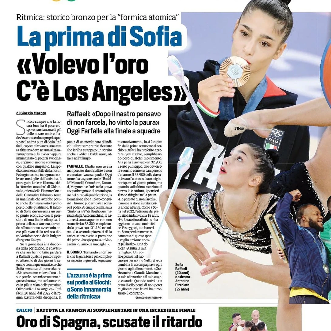 Rassegna stampa di articoli dedicati alle Olimpiadi