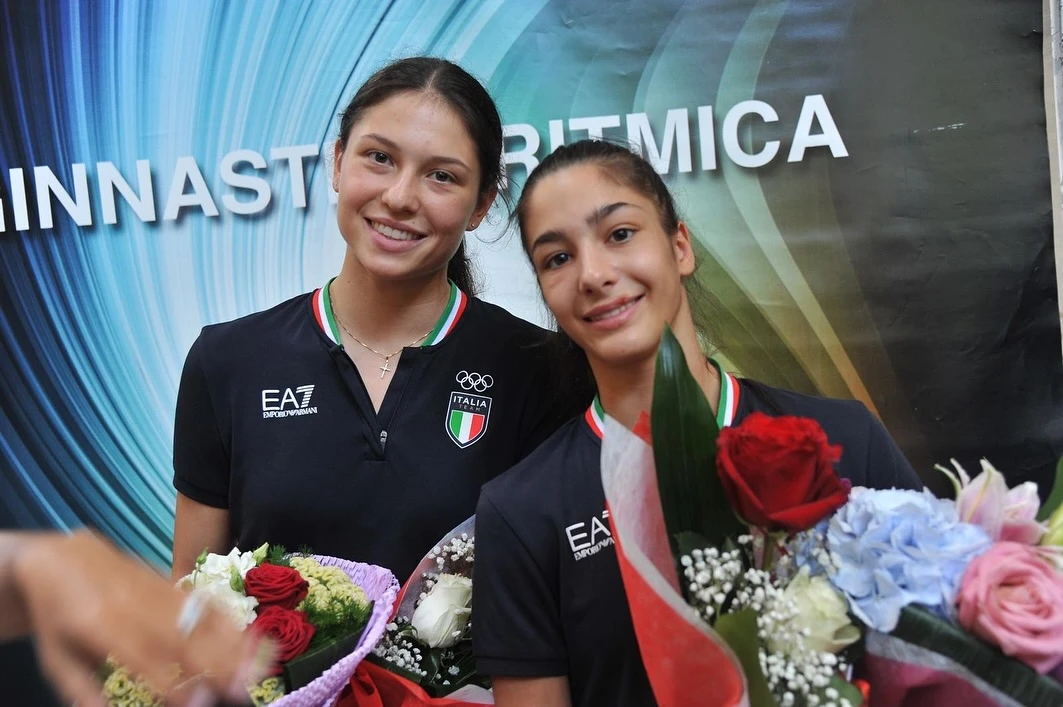 Accoglienza trionfale per Sofia Raffaeli e Milena Baldassarri